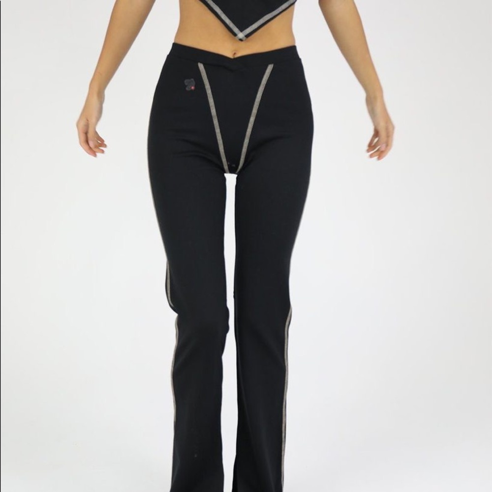 Dakota 501 Ponte Pants / Contrast Stitching Pants